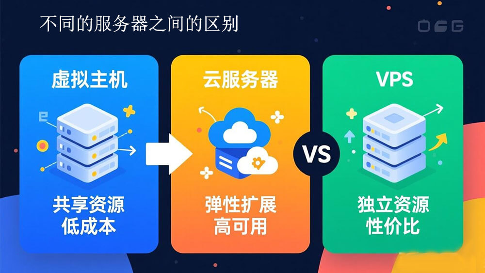 新手先弄懂虚拟主机、云服务器和vps有什么区别? 新手先弄懂虚拟主机、云服务器和vps有什么区别?